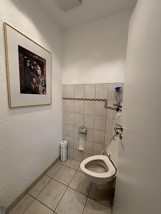 WC im Erdgeschoss