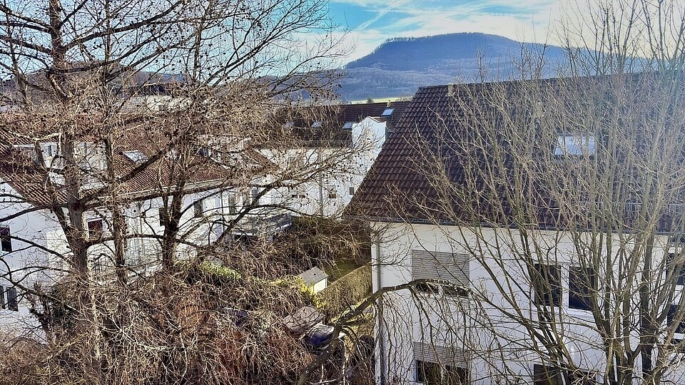 Aussicht vom Balkon