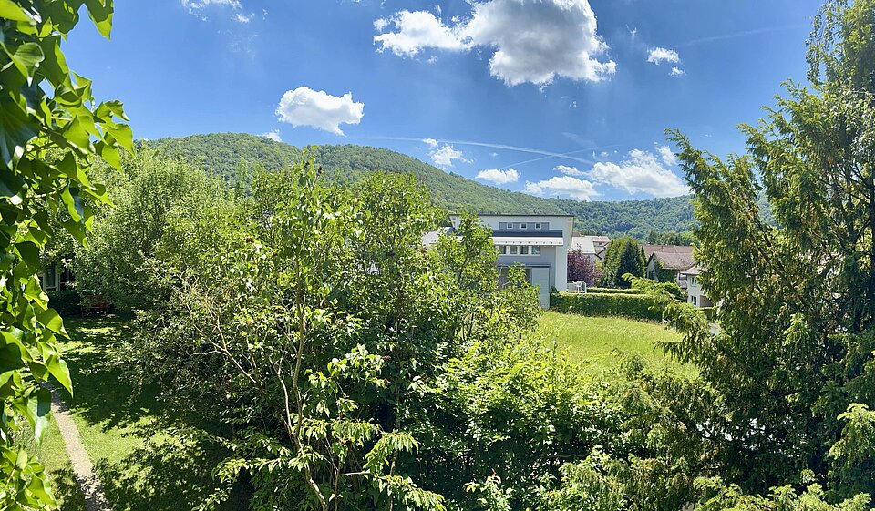 Aussicht vom Wohnzimmer aus