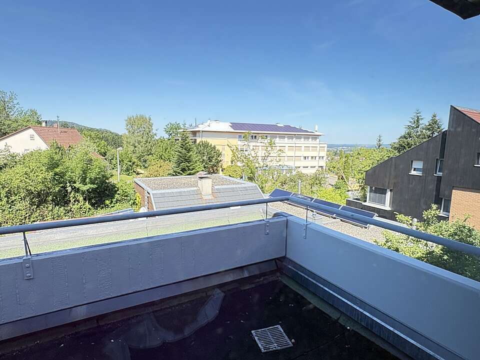 Aussicht vom Süd-/Westbalkon