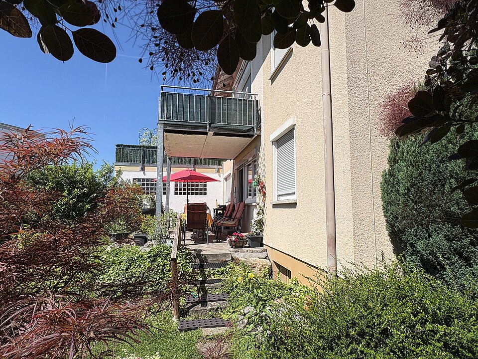 Garten zur Wohnung im EG