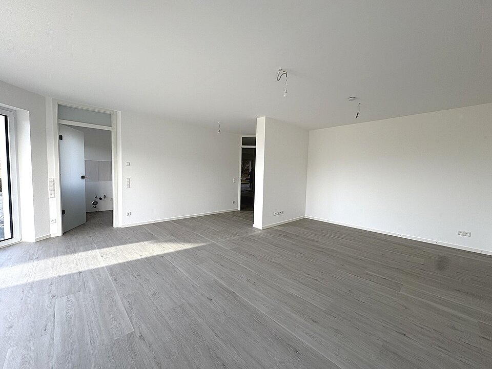 Wohnzimmer, Blick zur Küche