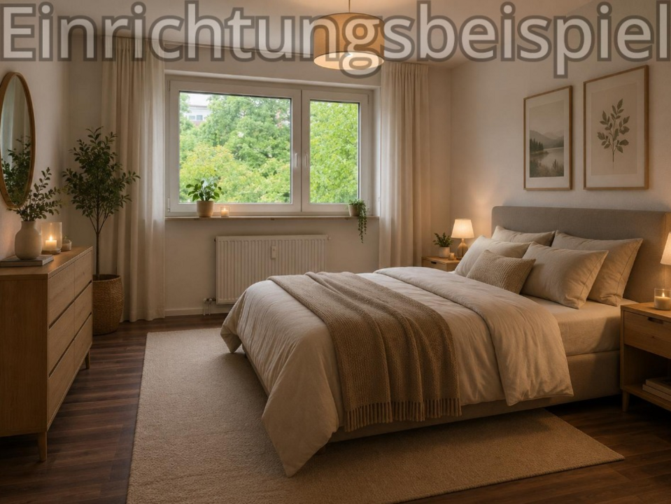 Virtuelles Homestaging Schlafzimmer