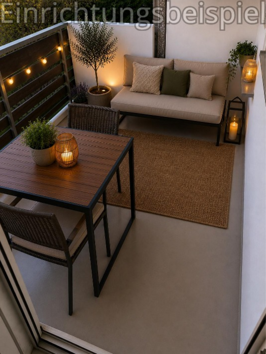 Virtuelles Homestaging Balkon