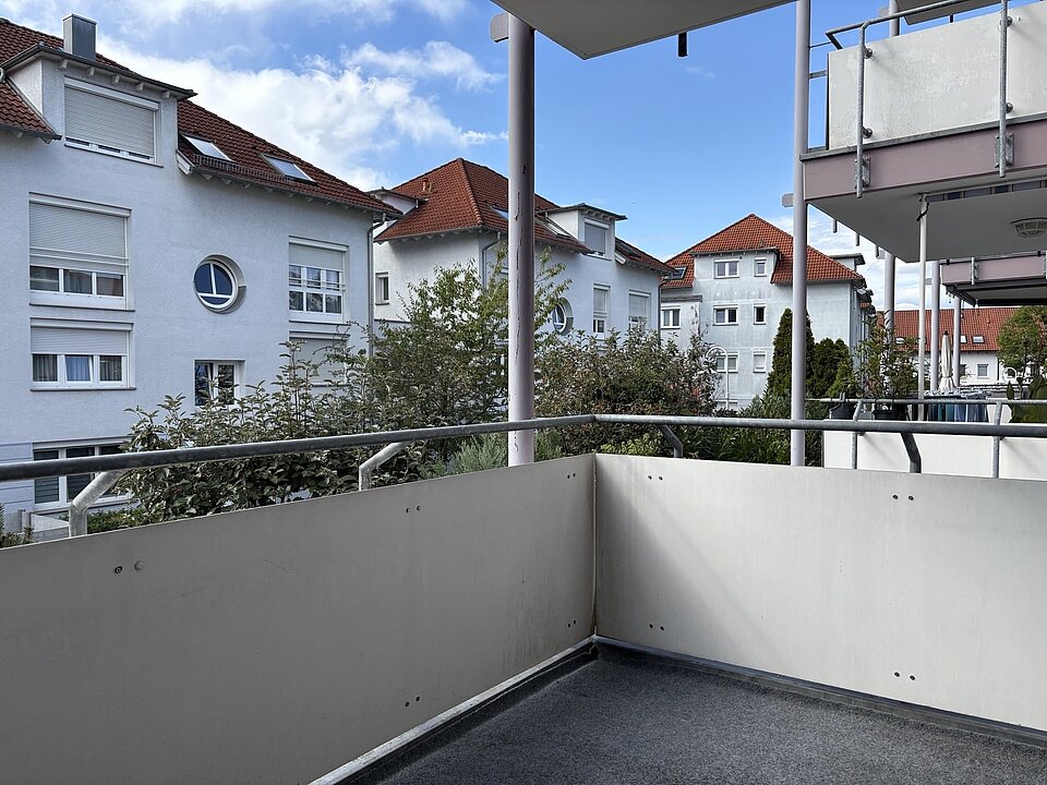 Ausblick Balkon