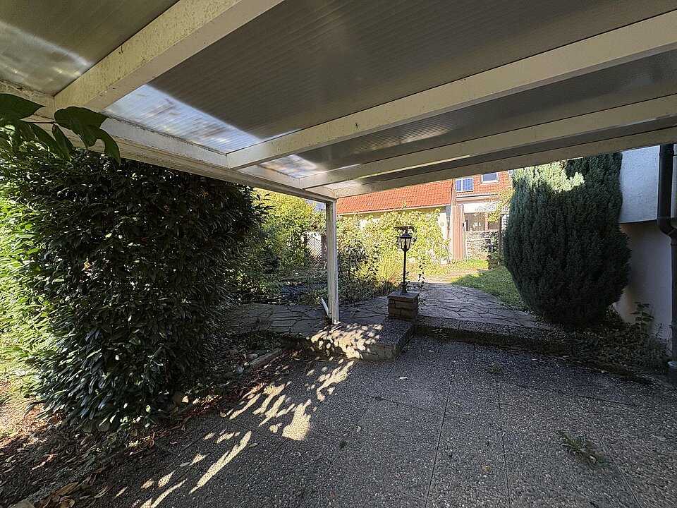 Überdachte Terrasse