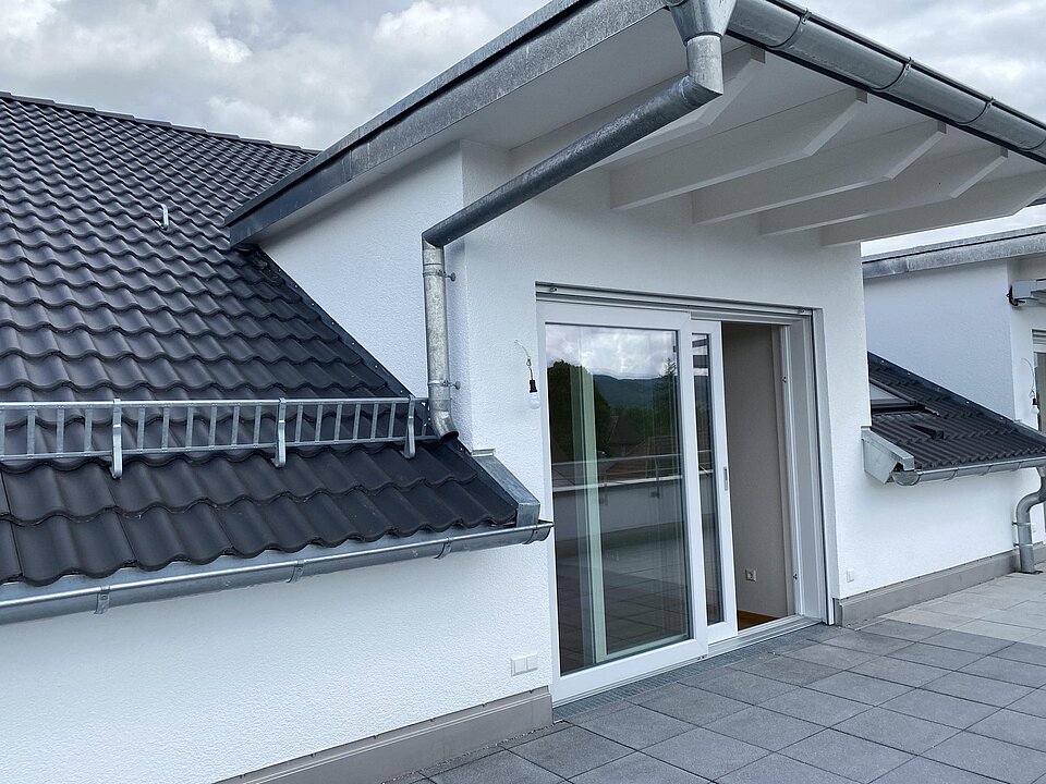 Zugang zur Dachterrasse