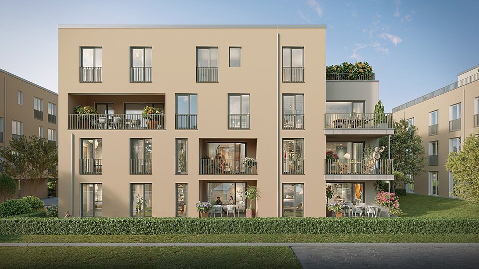 Visualisierung Ansicht Tag Haus 2