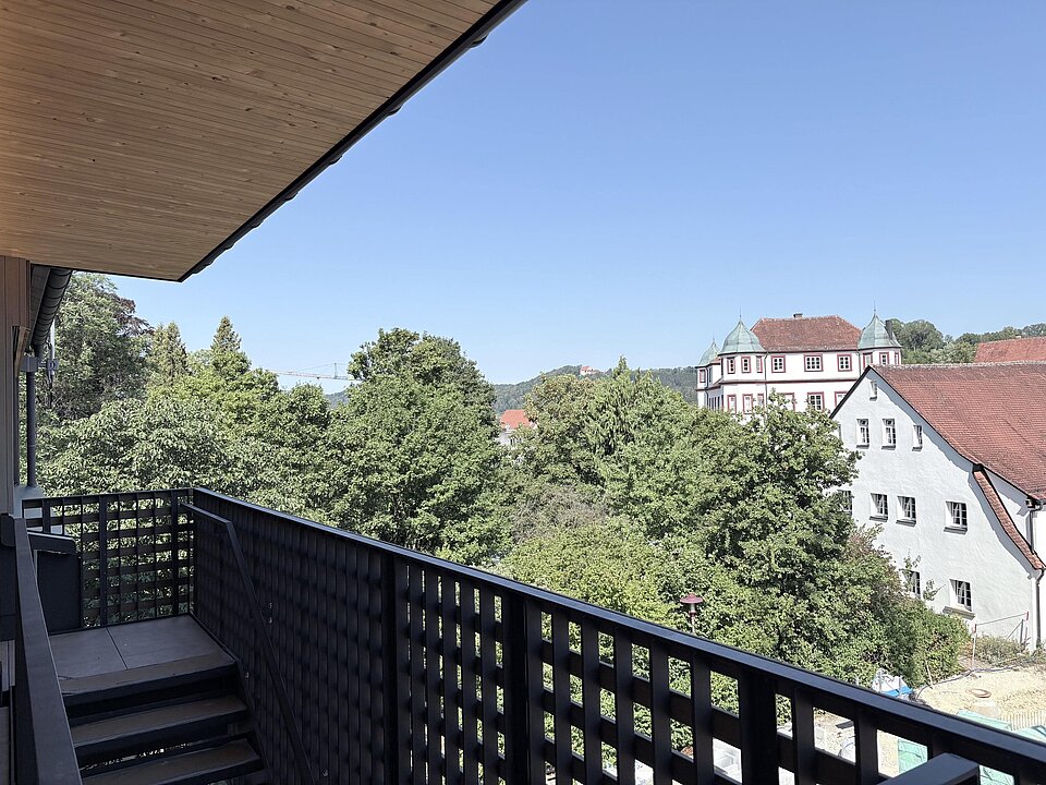 Laubengang, offenes Treppenhaus
