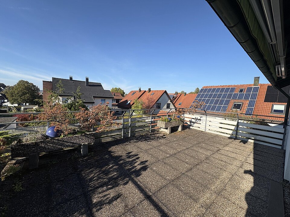 Ausblick Terrasse