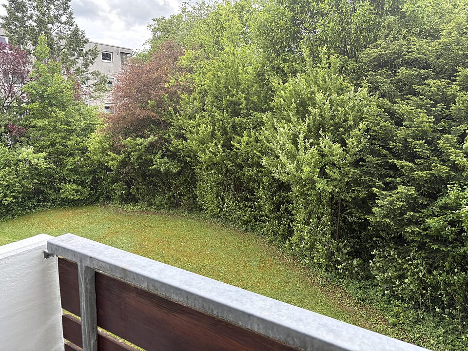Blick vom Balkon