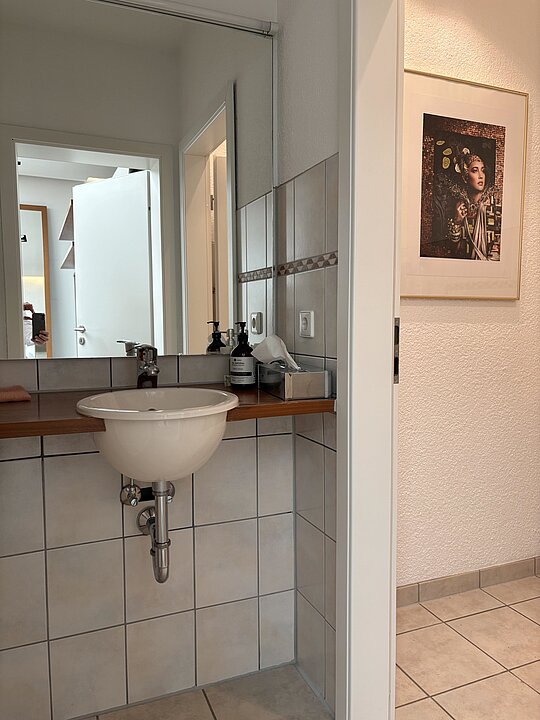WC im Erdgeschoss