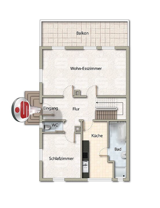 Grundrissplan