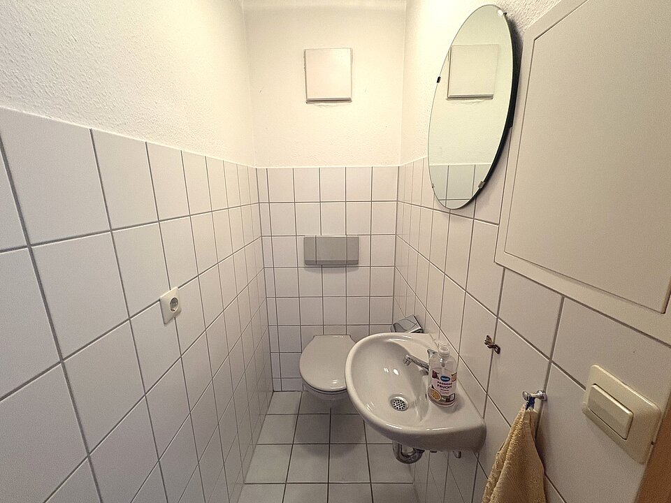 Separates Gäste WC