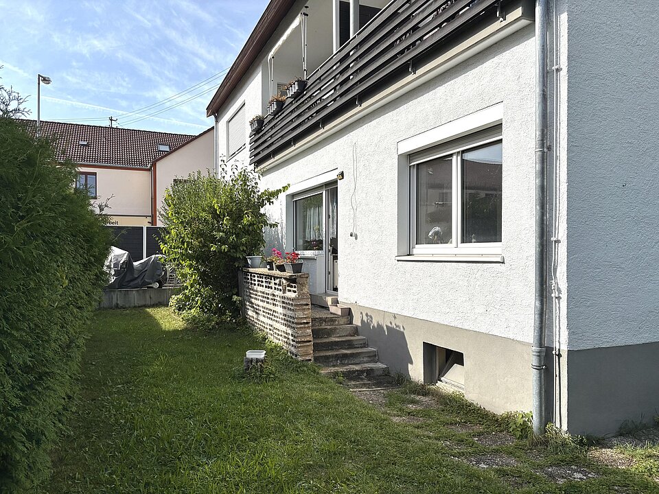 Terrassenzugang EG-Wohnung links