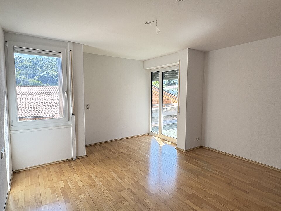 Schlafzimmer mit Balkon