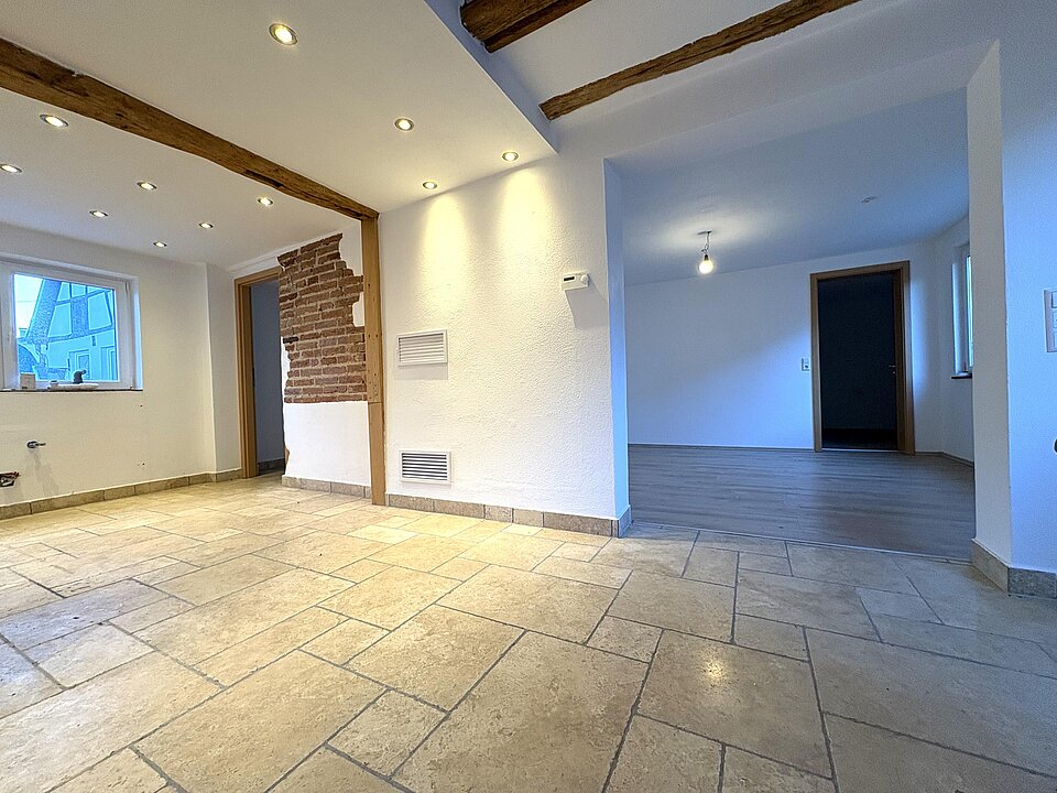 Küche und Essbereich