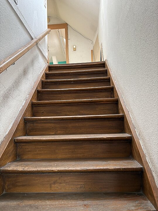 Treppe zum DG