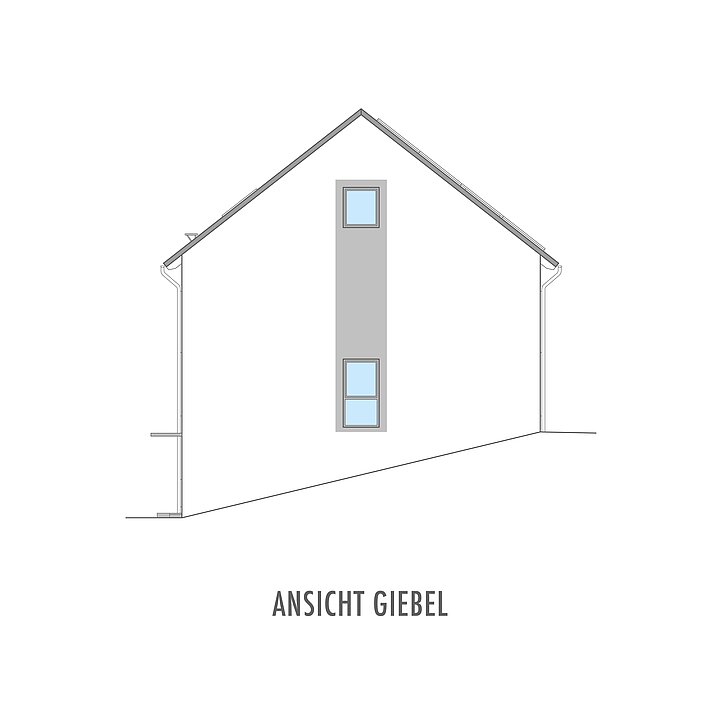 Ansicht Giebel