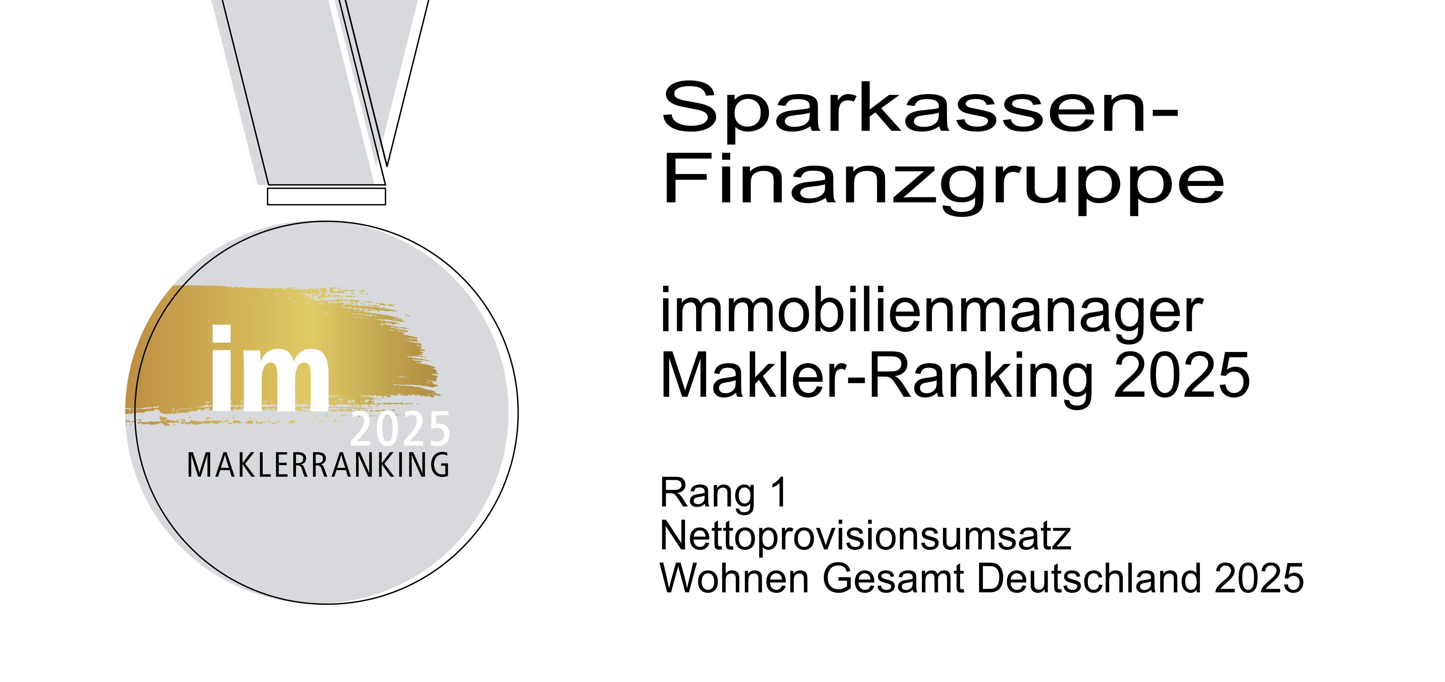 Medaille im Maklerranking 2025